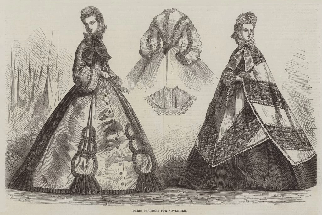 Frederic Theodore Lix - Moda di Parigi per novembre